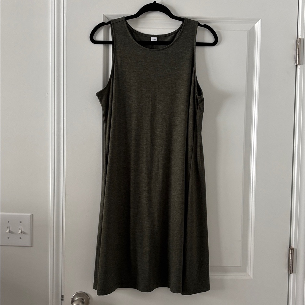 Old Navy Olive Midi Dress